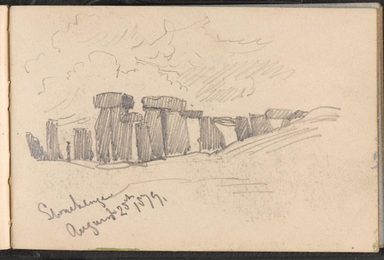 ?Stonehenge, 25. august 1879? af William Barnes Wollen