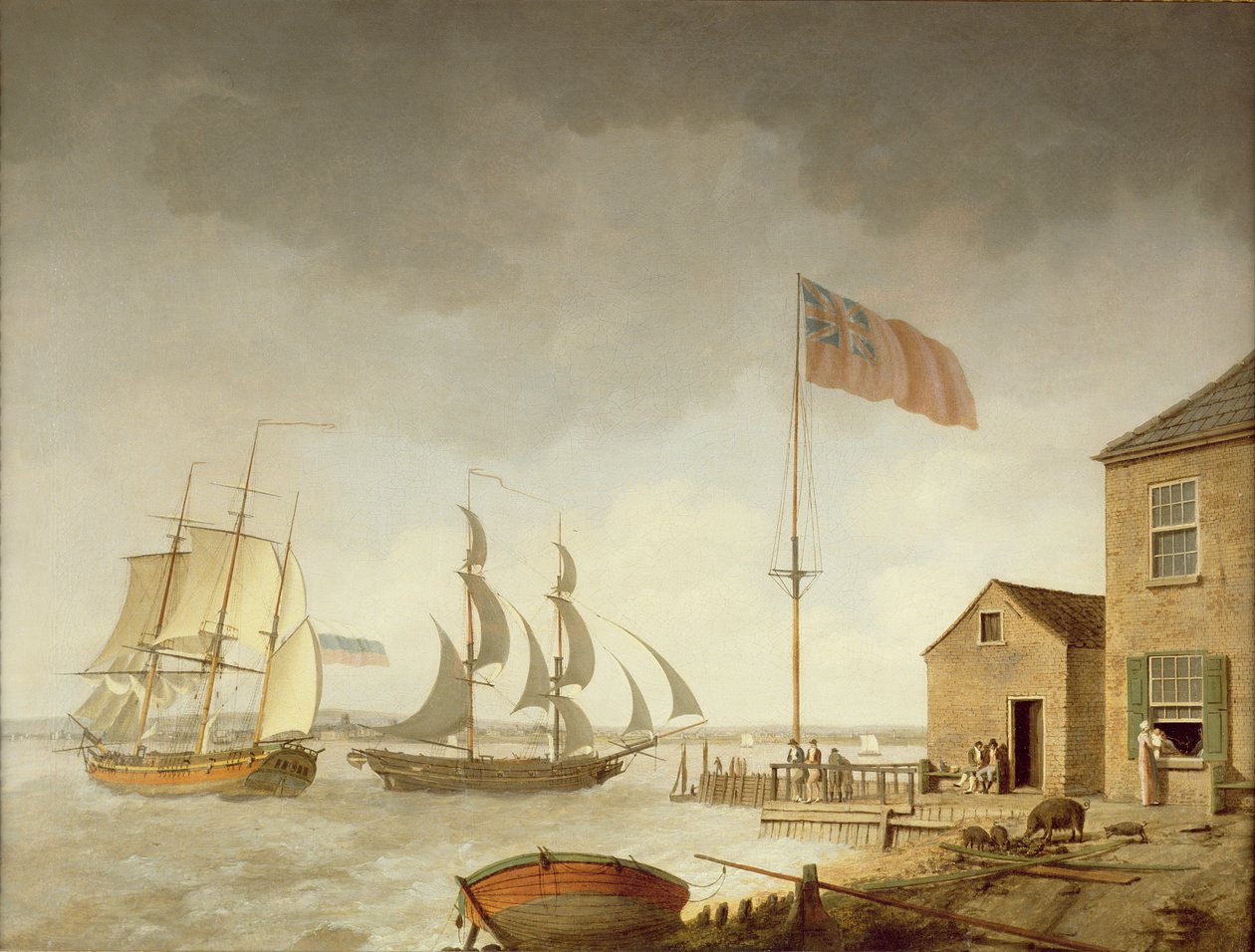 En Baltic Trader ud for Paull, Hull af William Barton
