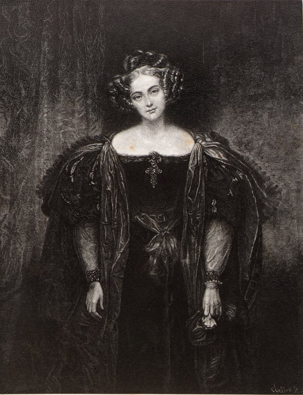 Miss Henrietta Sontag, som Donna Anna i Don Juan af William Baxter Closson