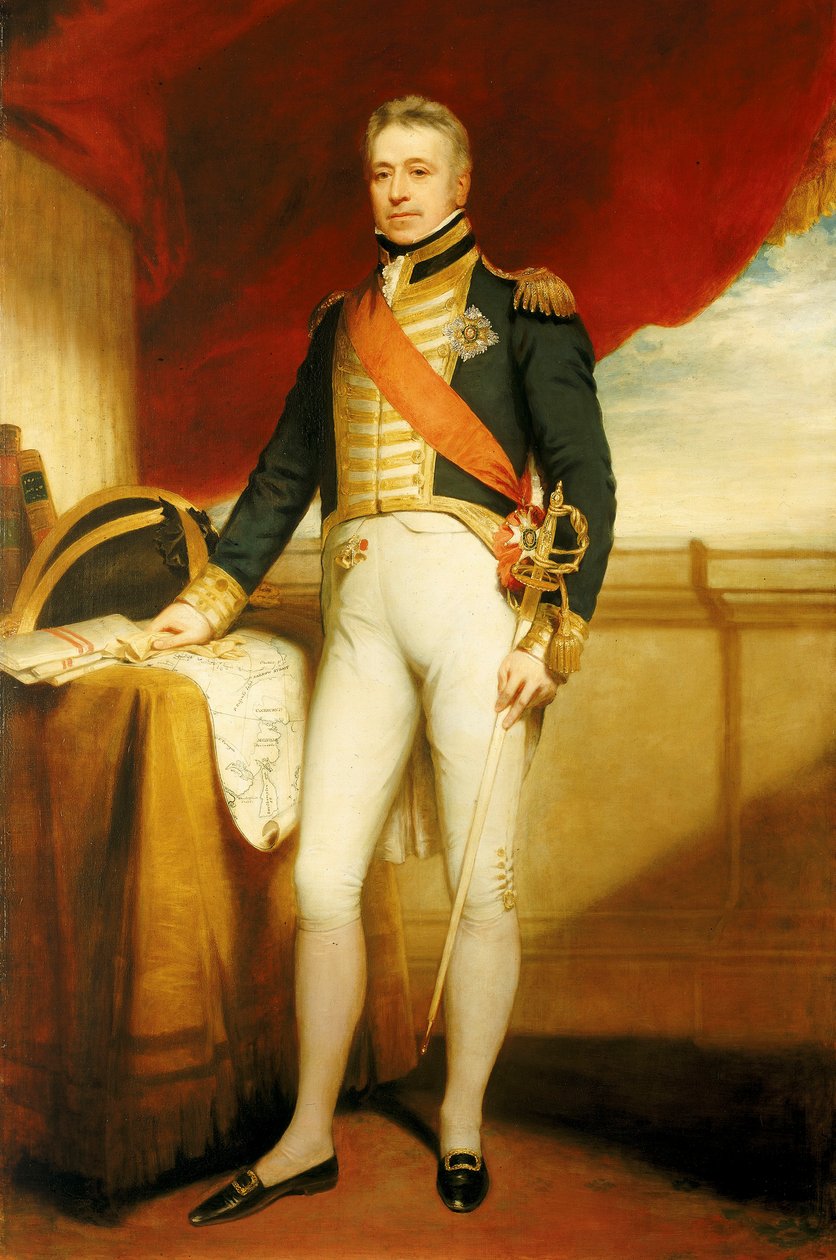 Admiral af flåden Sir George Cockburn (1772-1853) af William Beechey