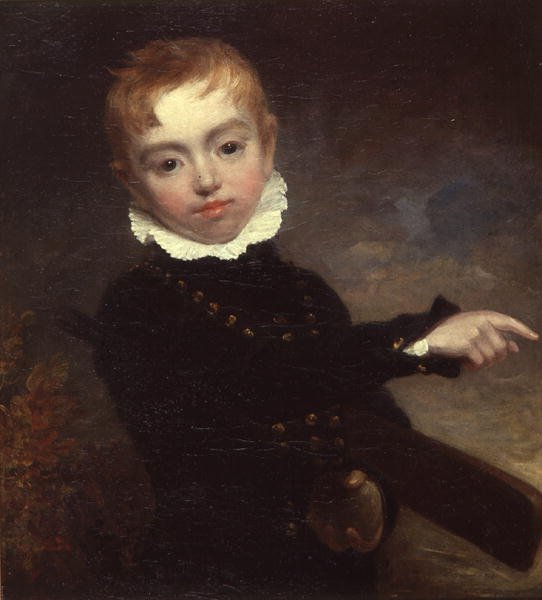Dreng med et cricketbat af William Beechey