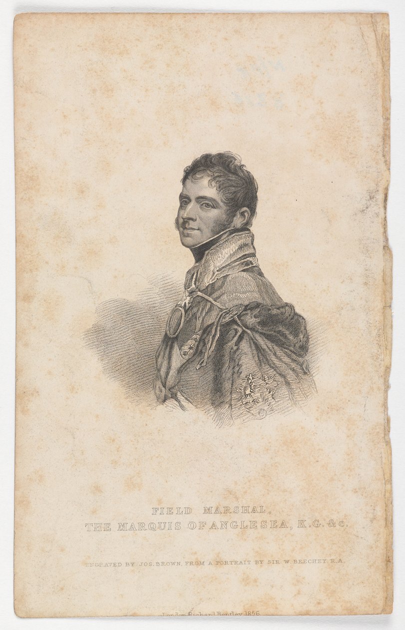 ?Feltmarskal The Marquis of Anglesea K.G. & C.?, 1820 af William Beechey