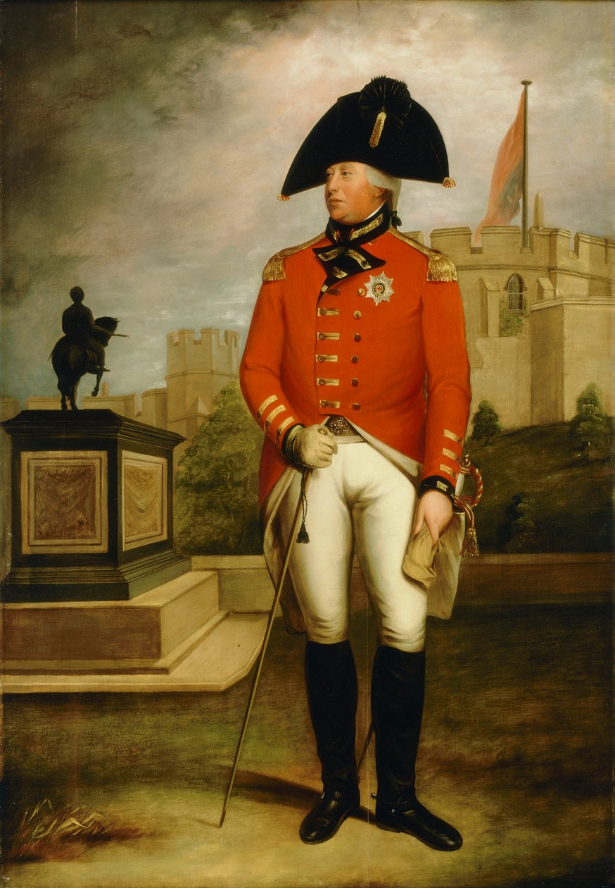 George III (1738-1820), ca. 1800 (olie på panel) af William Beechey