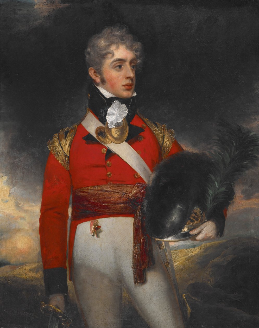 Løjtnant John Pollock (John Pocock) af William Beechey