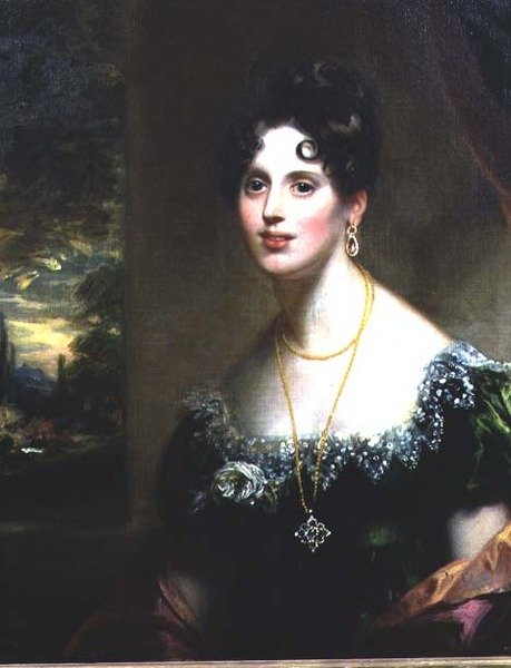 Mary Martha Beresford, søster til Agnes, Lady FitzHerbert, ca.1805 af William Beechey