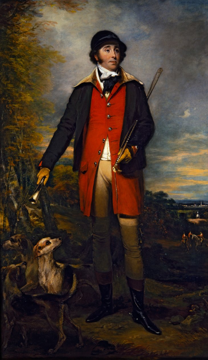 Portræt af Henry, 3. viscount Maynard (olie på lærred) af William Beechey