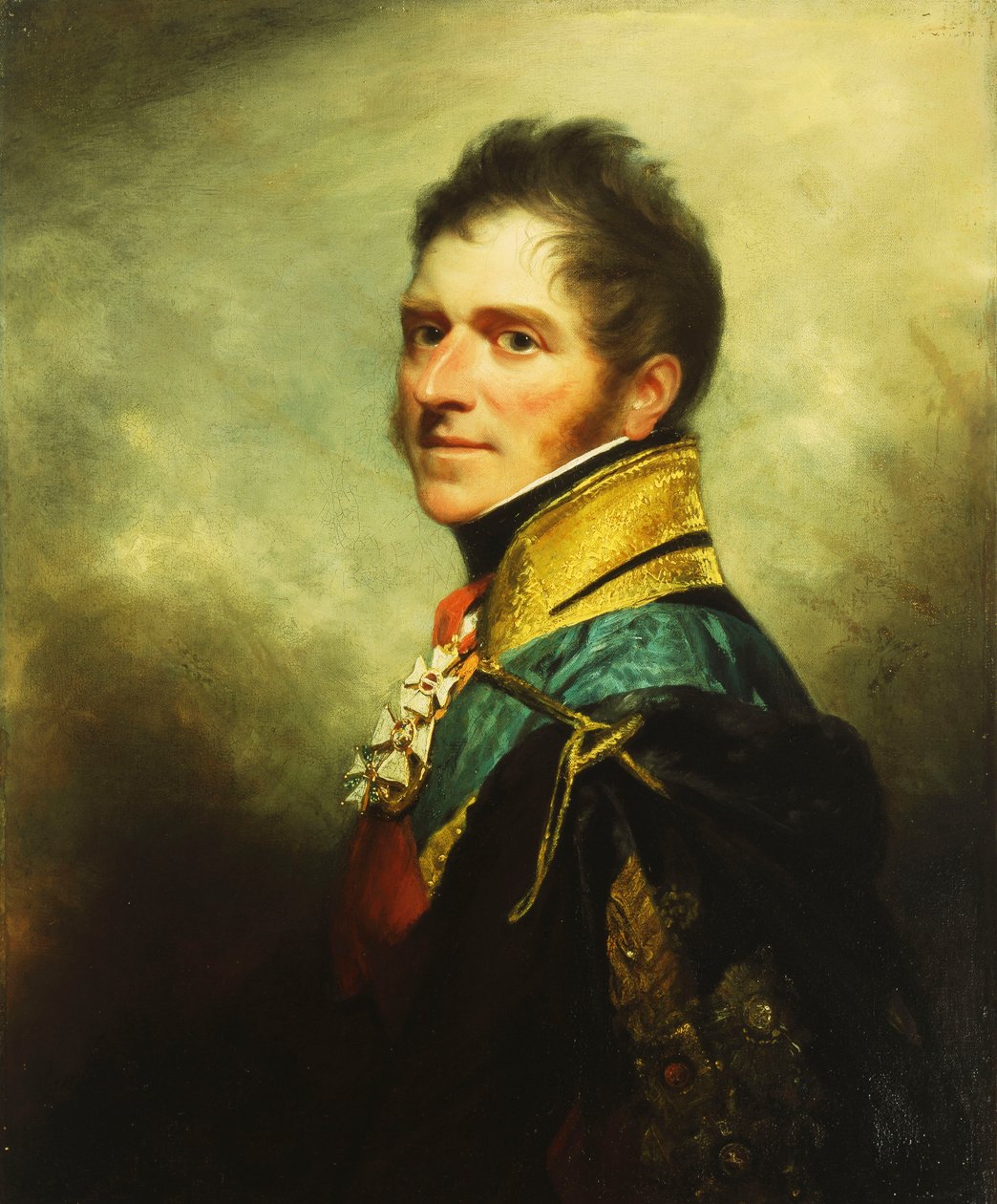 Portræt af William Henry Paget Marquess of Anglesey, halv længde, af William Beechey