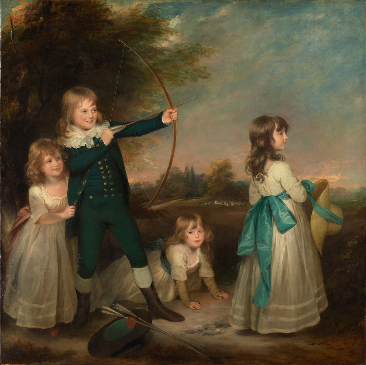Oddie-børnene, 1789 af William Beechey
