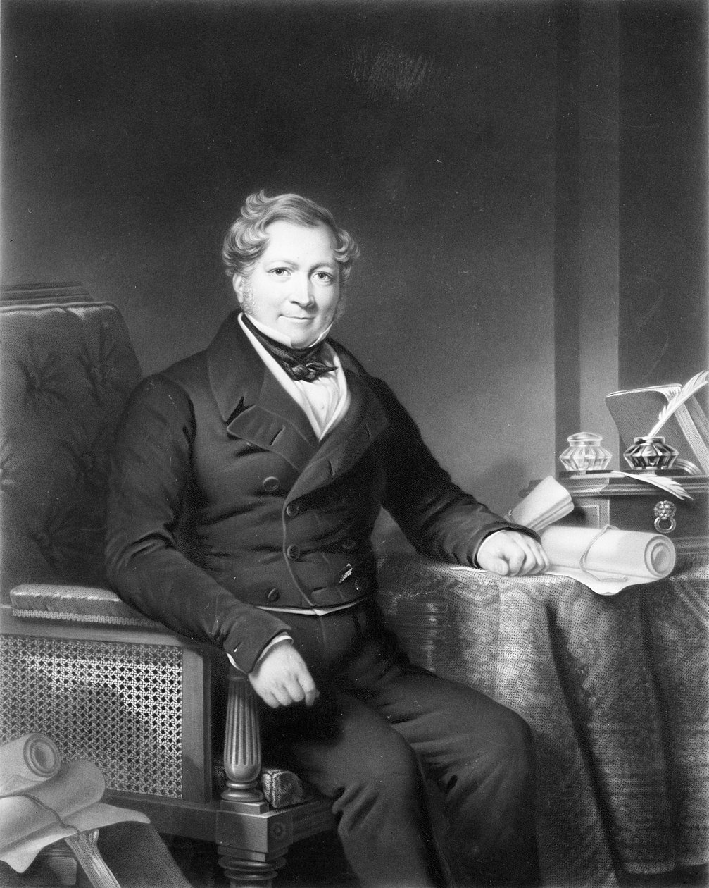 John Heathcoat, graveret af T. L. Atkinson, ca. 1832-98 af William Beetham