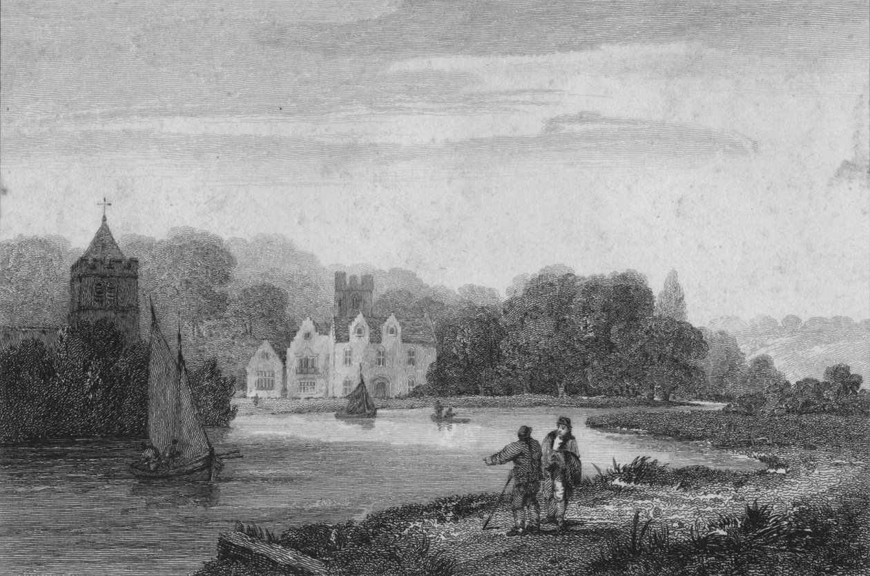 Bisham Abbey, 1810 af William Bernard Cooke