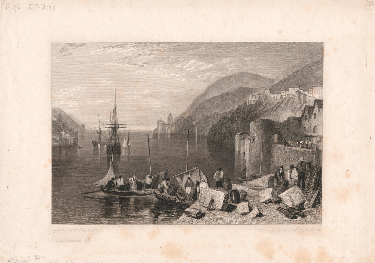 Dartmouth, Devon af William Bernard Cooke