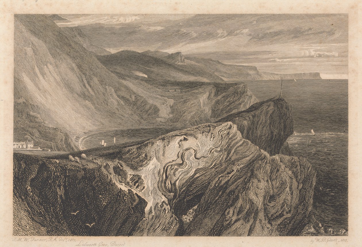 Lulworth Cove, Dorset af William Bernard Cooke