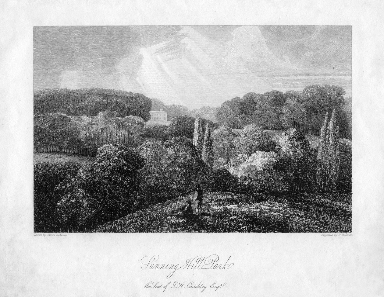 Sunninghill Park, Berkshire, 1813 af William Bernard Cooke