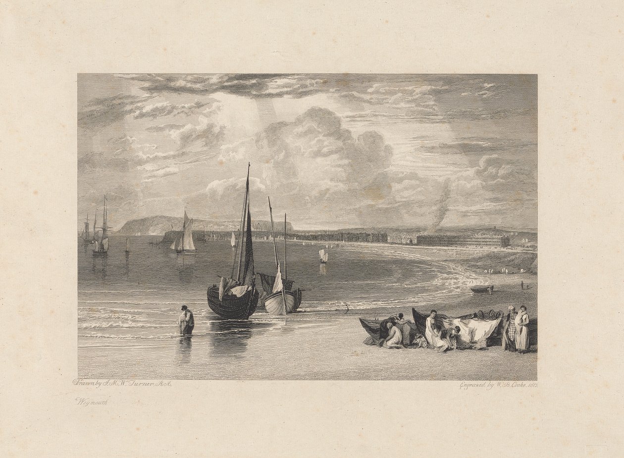 Weymouth, Dorset af William Bernard Cooke