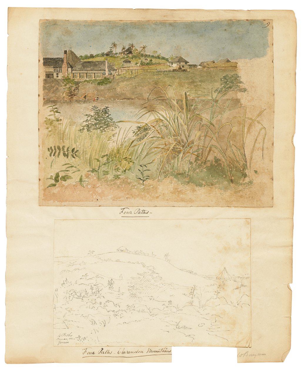 Four Paths, Clarendon Mountains, Jamaica af William Berryman