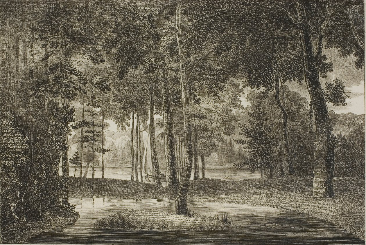 Udsigt fra Elysian Bower af William Birch