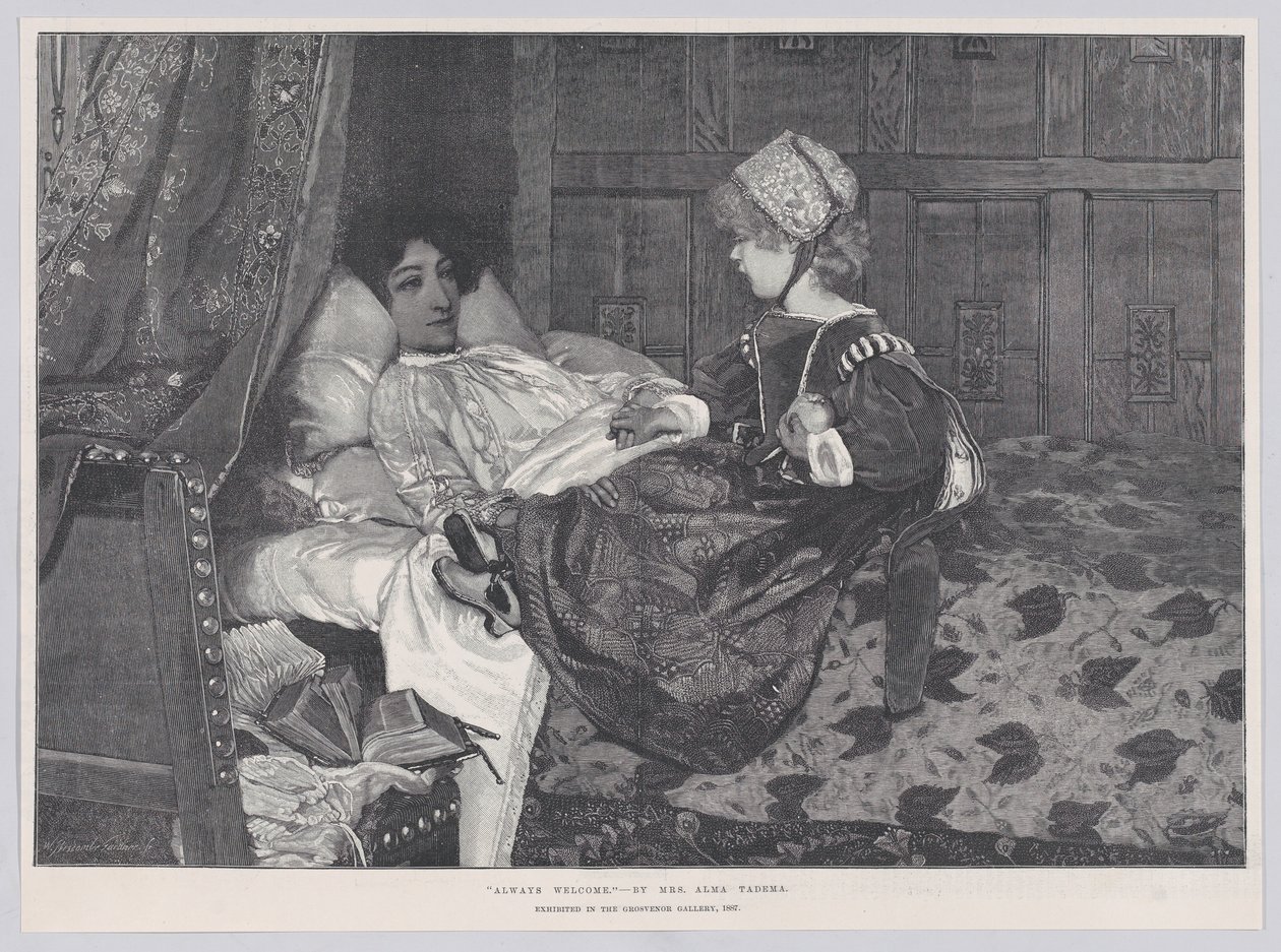 Altid velkommen, fra "The Illustrated London News" af William Biscombe Gardner