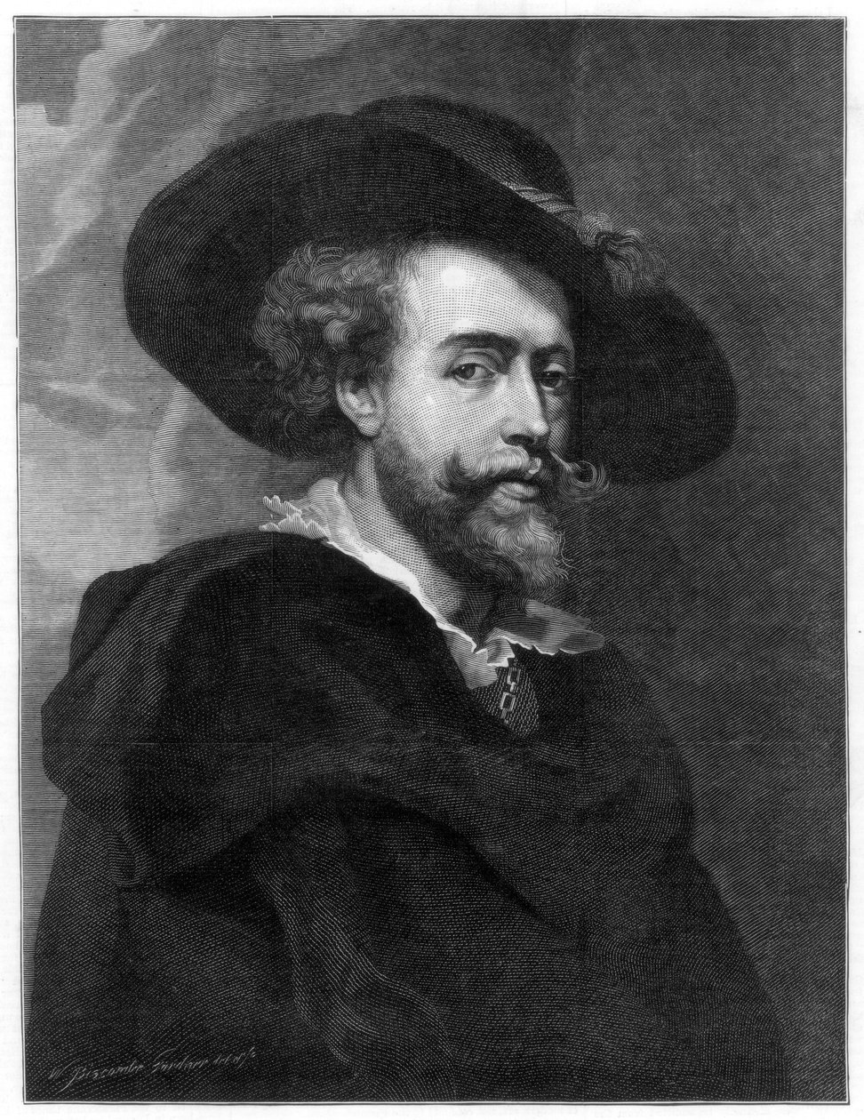 Peter Paul Rubens, flamsk maler, 1877. af William Biscombe Gardner