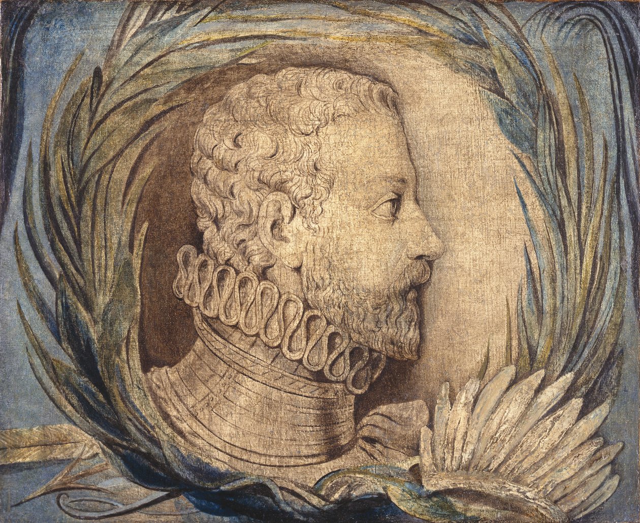 Alonso de Ercilla y Zúñiga, ca. 1800 (tempera på lærred) af William Blake