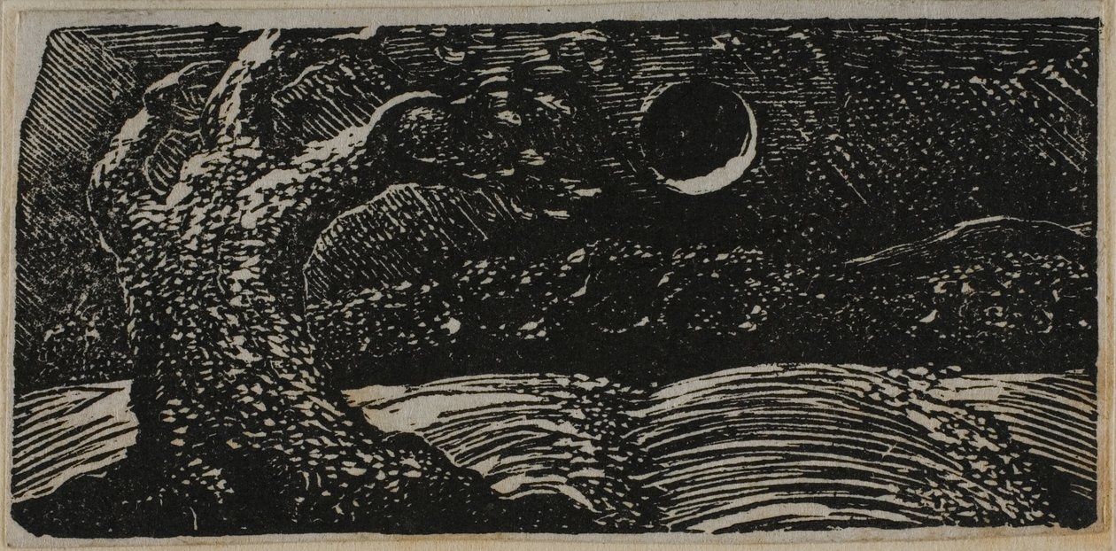 Blasted Tree and Flattened Crops, fra The Pastorals of Virgil af William Blake