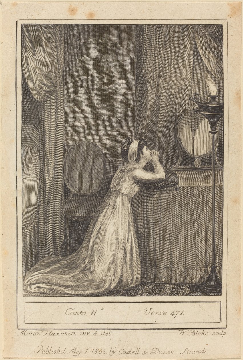 Canto II, vers 471, 1803. af William Blake