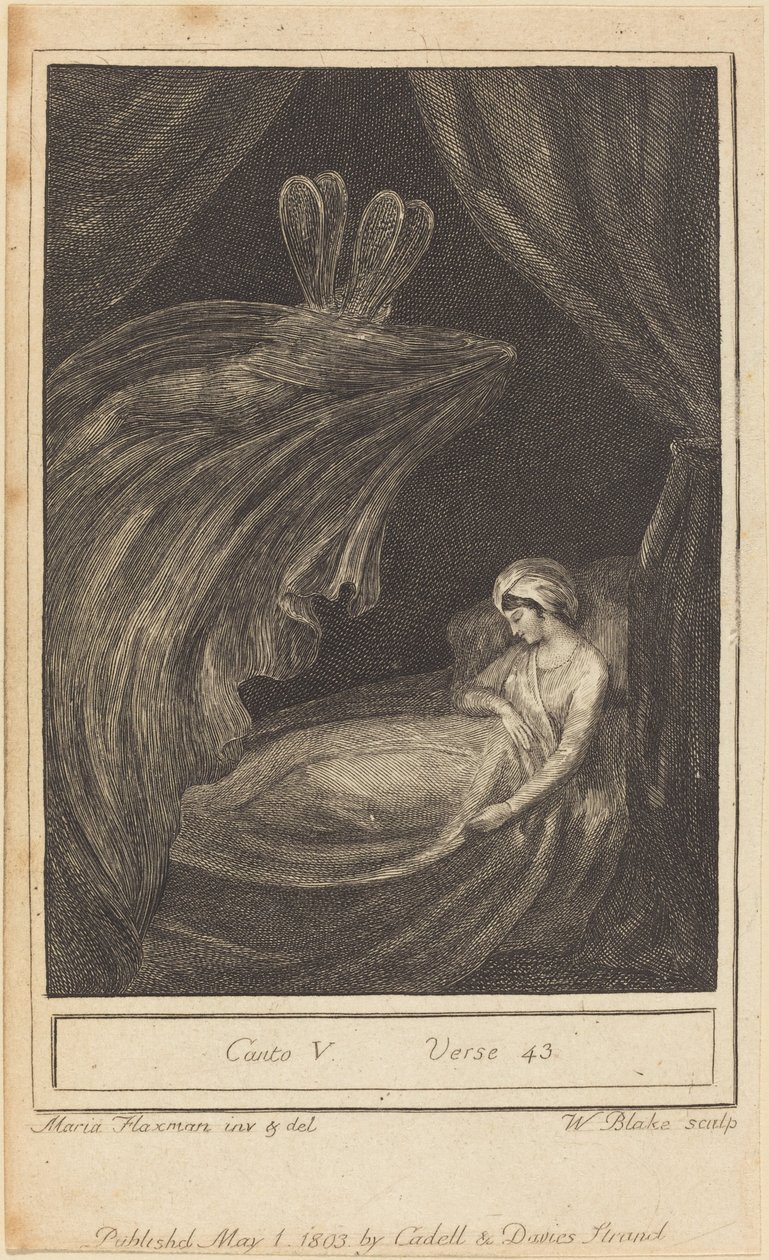 Canto V, vers 43, 1803. af William Blake