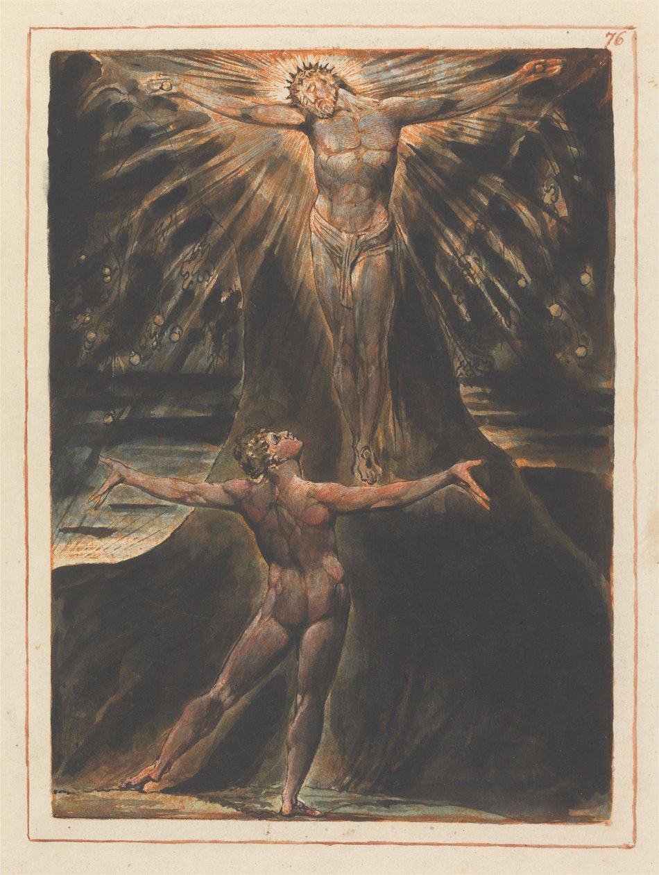 Forsidebillede til kapitel 4 (tavle 76) af William Blake