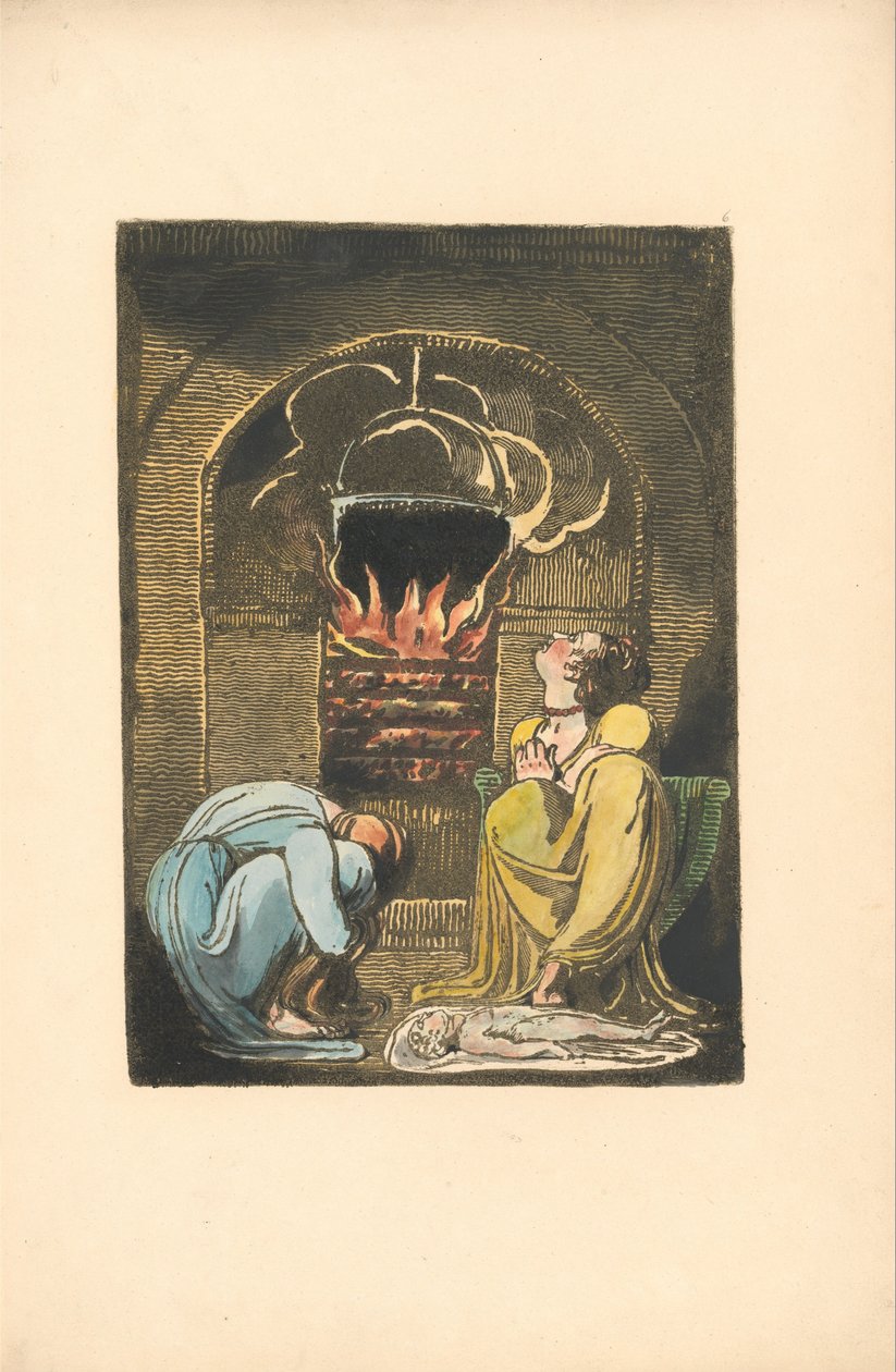Europa. En profeti, plade 8 (Bentley 9) af William Blake