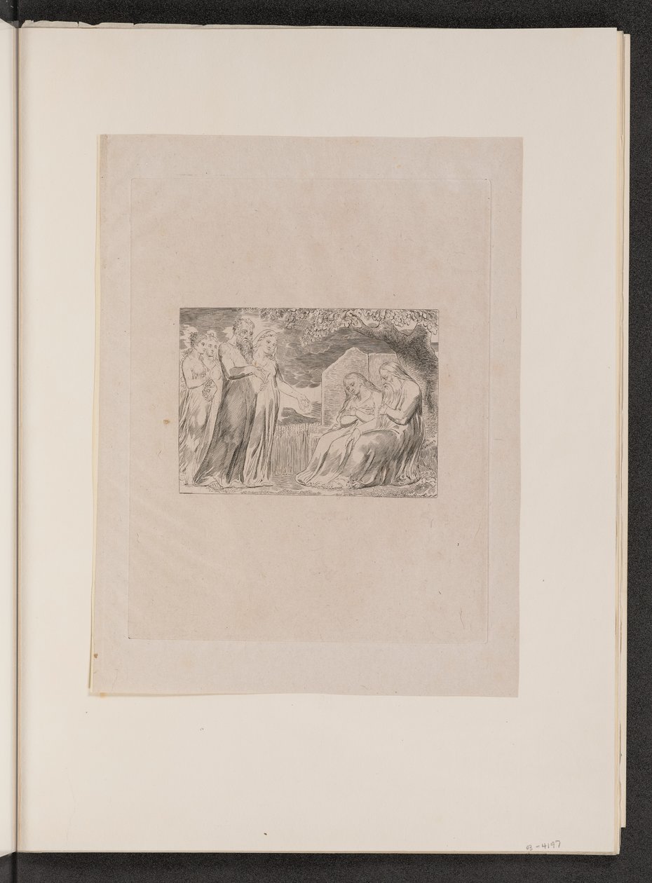 Hver mand gav ham også et stykke penge af William Blake