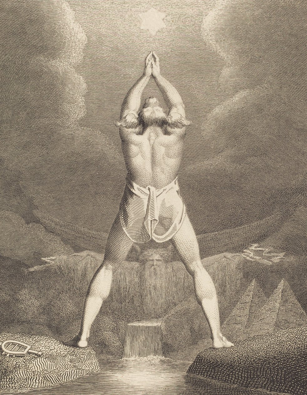 Ægyptens befrugtning, 1791. af William Blake
