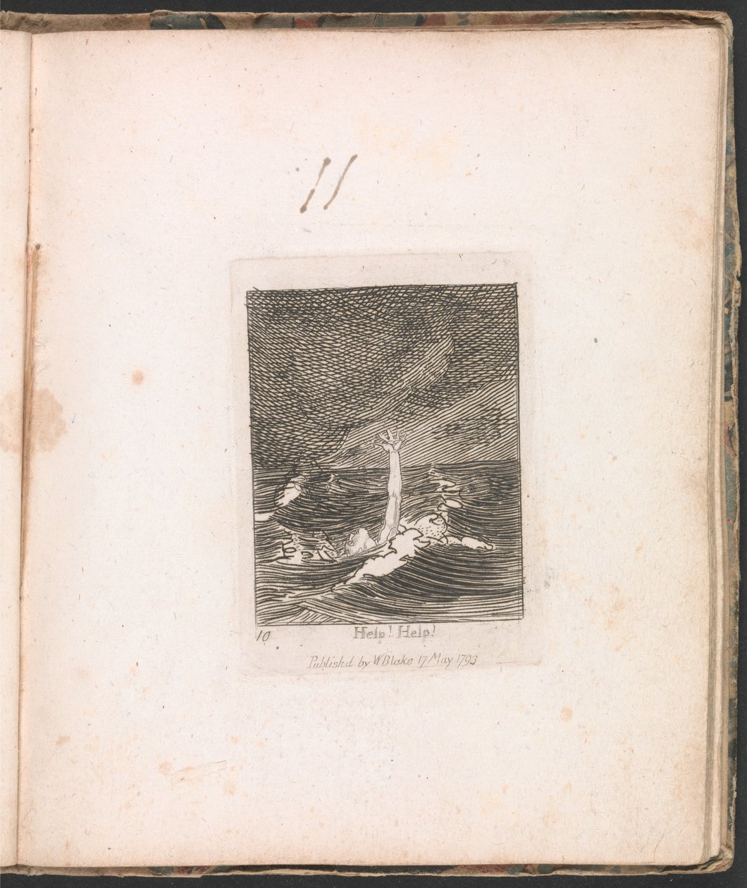 For børn. Paradisets porte, plade 12, Hjælp! Hjælp! af William Blake
