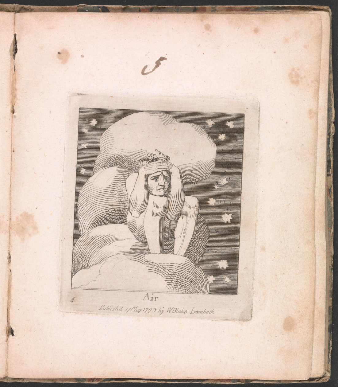 For børn. Paradisets porte, plade 6, luft af William Blake