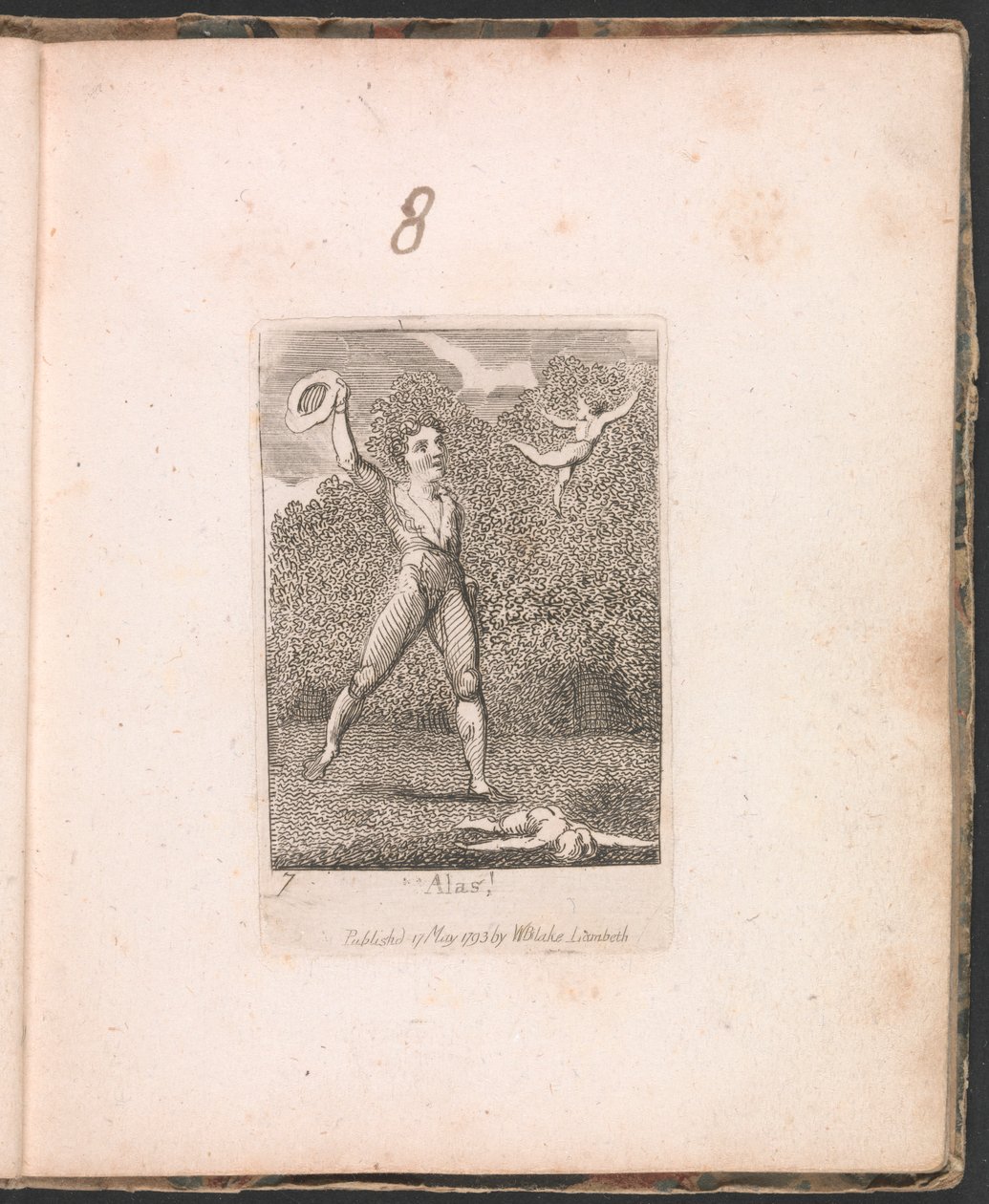 For børn. Paradisets porte, plade 9, "Ak!" af William Blake