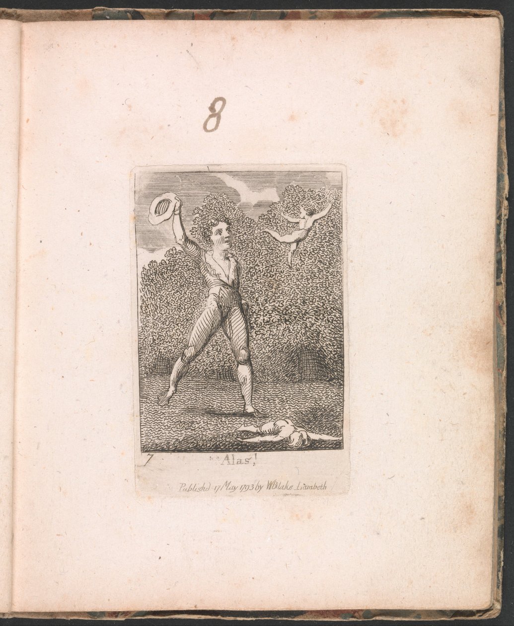 For børn. Paradisets porte, plade 9, ak! af William Blake