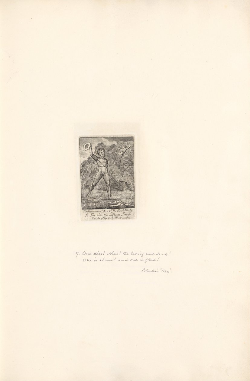 For kønnene- Paradisets porte, plade 9, ak! af William Blake