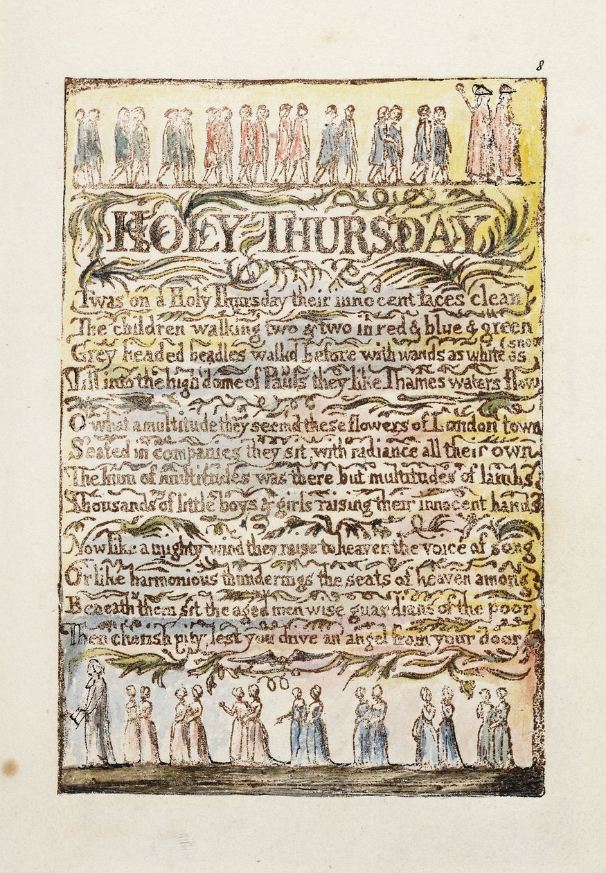 Hellig torsdag 1789 af William Blake