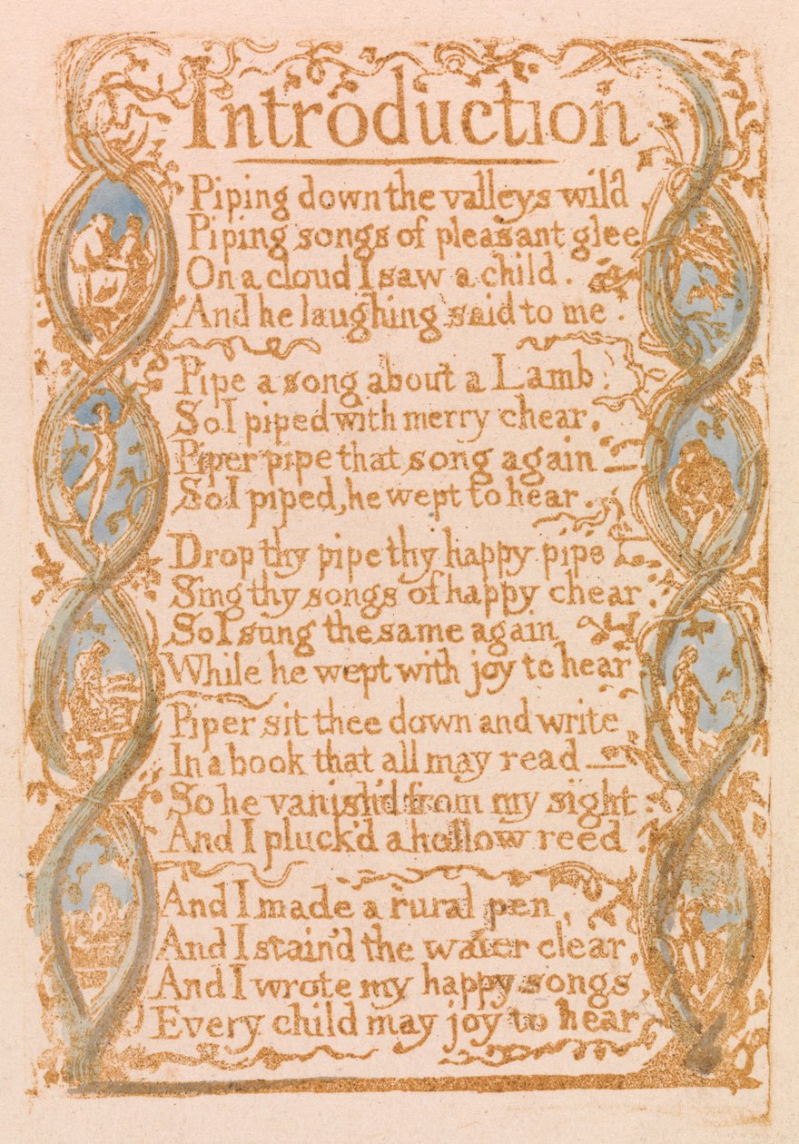 Einführung (Tafel 3) af William Blake