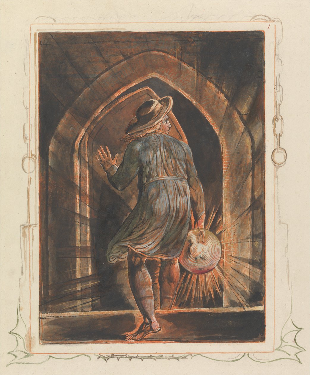 Jerusalem, frontispice (tavle 1) af William Blake