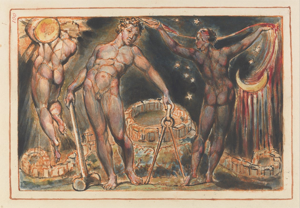 Jerusalem, plade 100 af William Blake