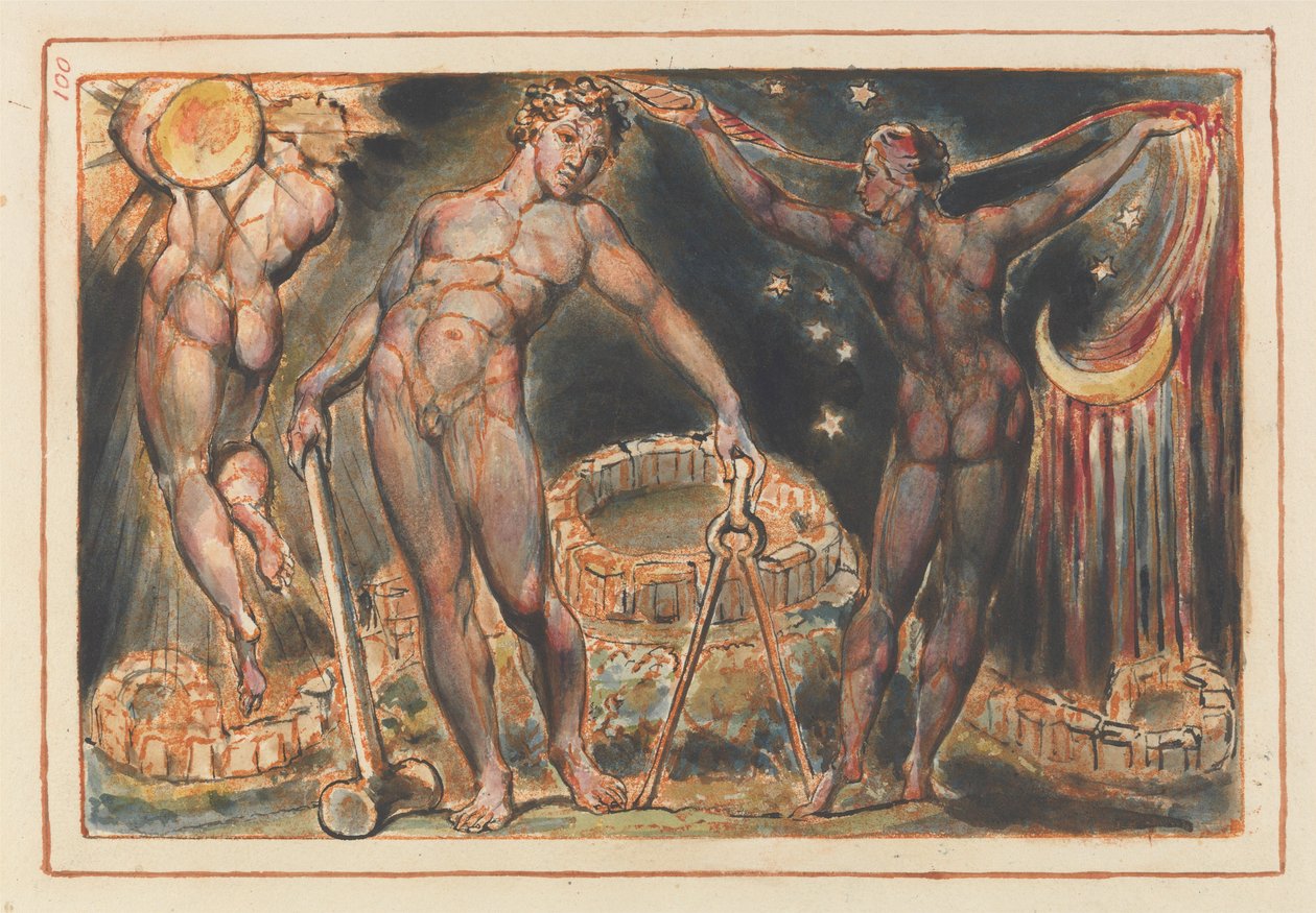 Jerusalem, afslutningsillustration (tavle 100) af William Blake