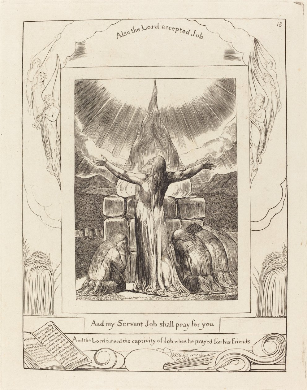 Jobs offer, 1825. af William Blake