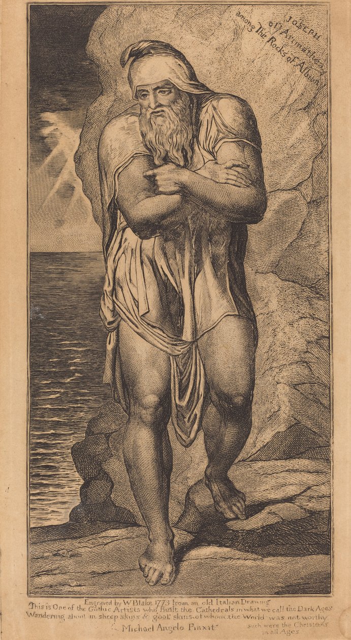 Josef af Arimathea blandt Albions klipper af William Blake