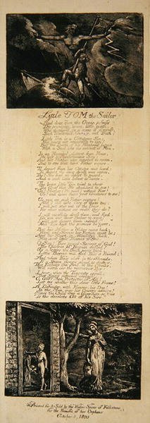 Sømanden Lille Tom, af William Hayley af William Blake