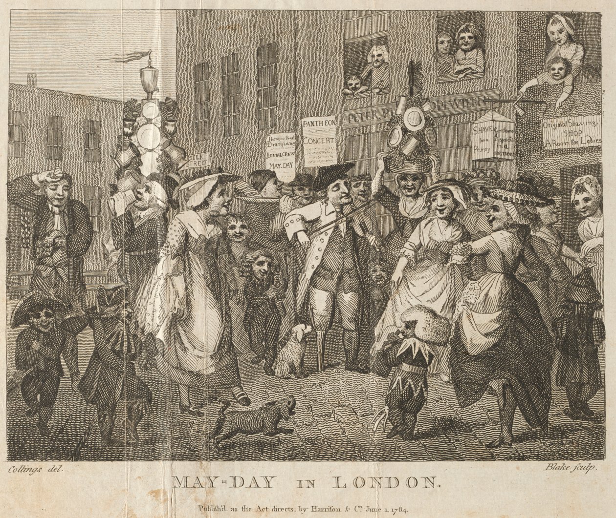 maj-dag i London af William Blake