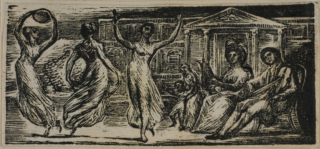 Menalcas Watching Women Dance, fra The Pastorals of Virgil af William Blake