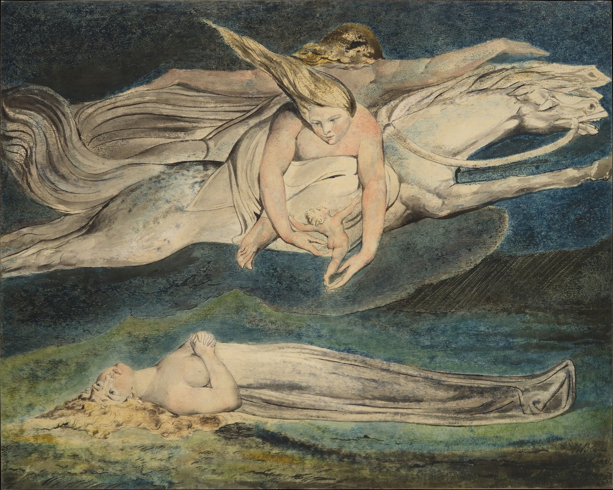 Ærgerligt, ca. 1795. af William Blake