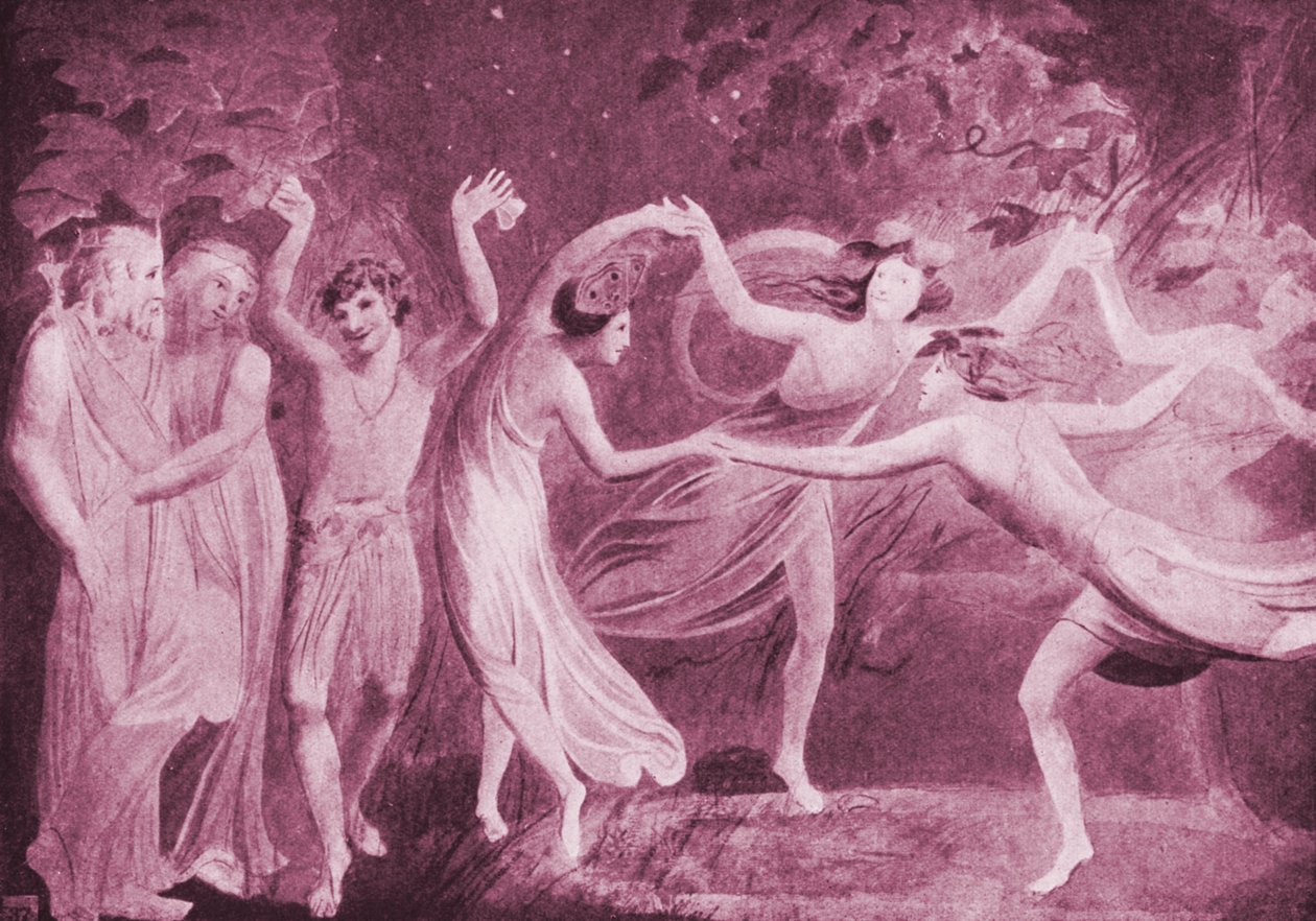 SHAKESPEARE - EN MIDSOMMER af William Blake
