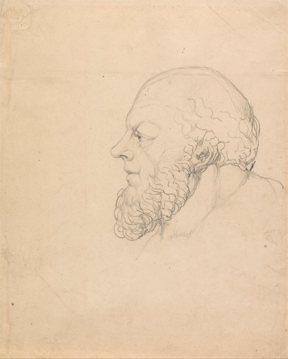 Sokrates, et visionært hoved af William Blake