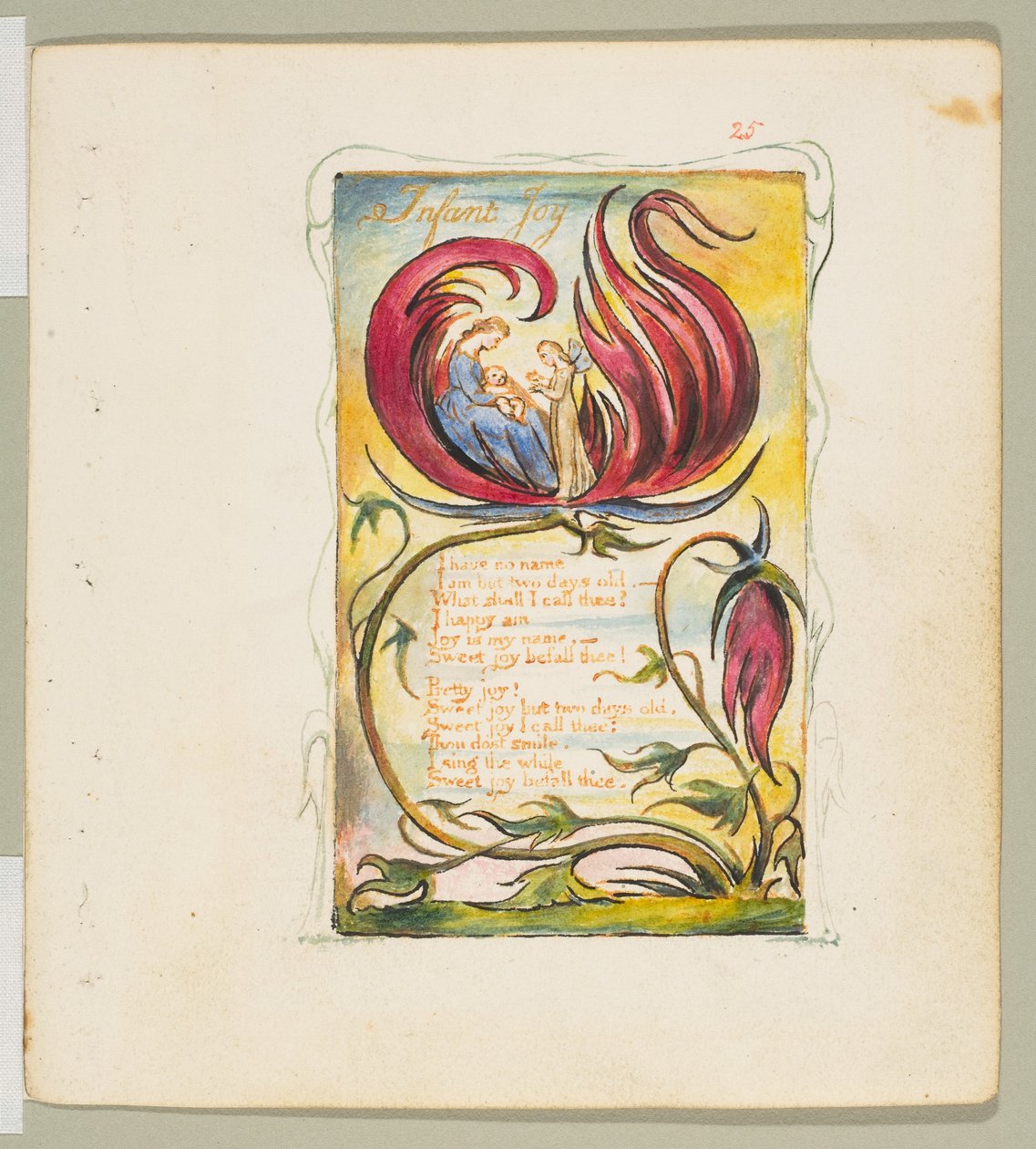 Sange om uskyld og oplevelse: Infant Joy, ca. 1825. af William Blake