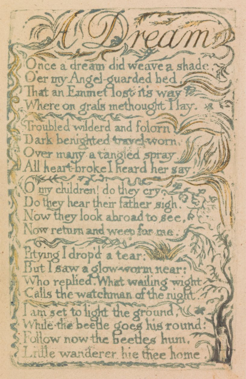 Sange om uskyld og om erfaring, plade 14, "Laughing Song" (Bentley 15) af William Blake